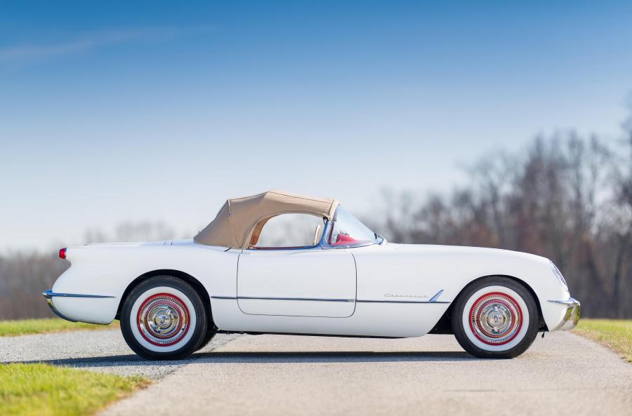 Chevrolet Corvette Polo White 1954 года  (фото 21 из 40)